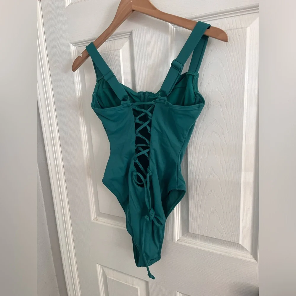 TA3 Mega Sculpting Suit Lifty Emerald Sz S RL D/DD
